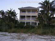 Example of fancy beachfront homes, Bonita Beach, $3 million+  (older homes also available from $2mil