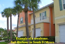 Townhome example in Fort Myers, FL
