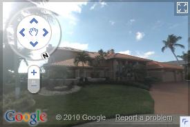 Click on image to view Google Street view images of South Cape Coral, Florida (opens in a pop up window)