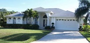 Example of a Cape Coral Gulf access waterfront home South of Beach Pkwy