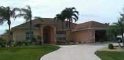 Example of a Cape Coral Gulf access waterfront home South of Beach Pkwy